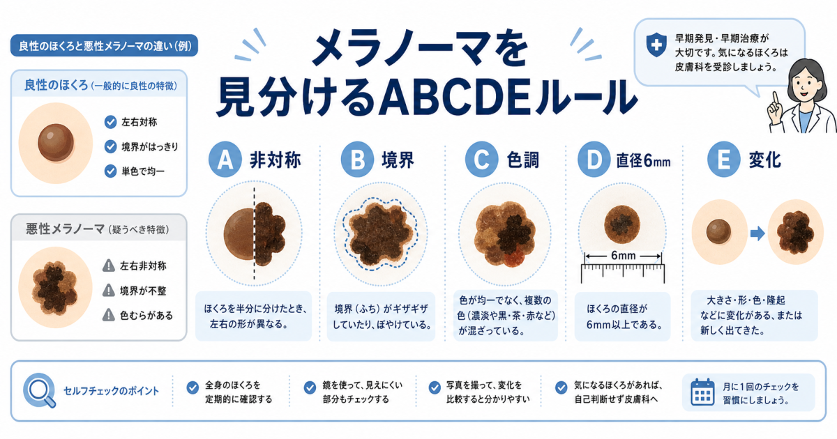 悪性黒色腫「メラノーマ」とは?普通のほくろとの根本的な違い